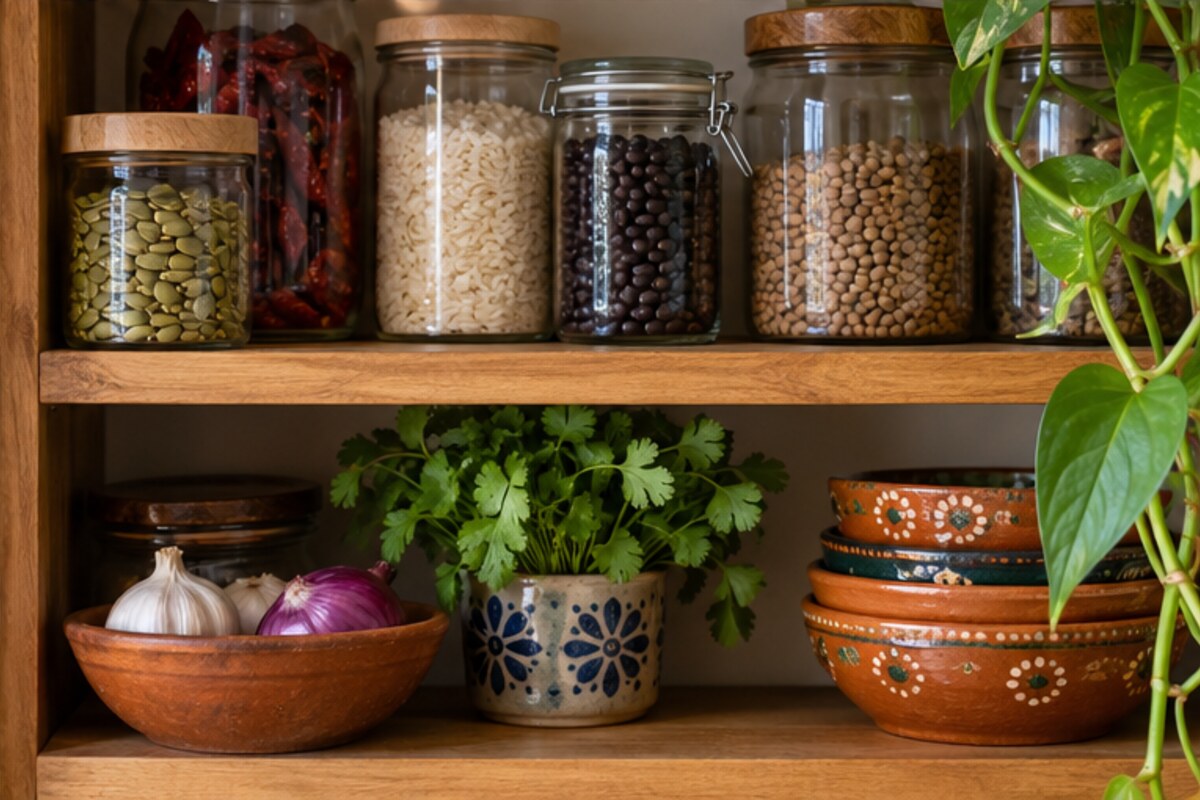Fotografía culinaria: Una repisa para ingredientes que sí utilizas